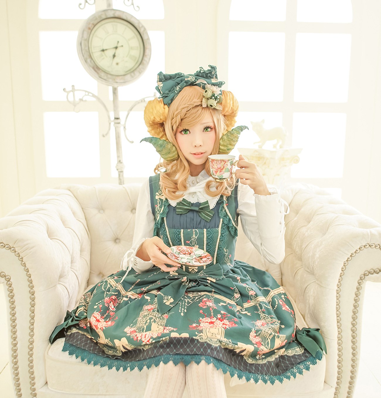 图片[7]-Ely_eee(ElyEE子)  午茶角少女[27P] – 速更版-美库