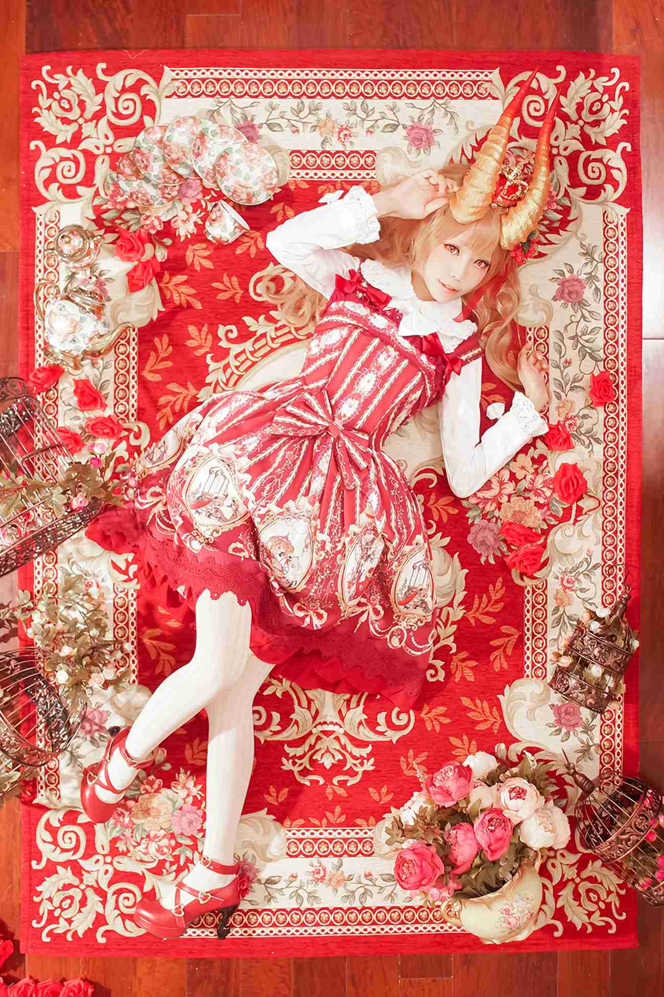 图片[27]-Ely_eee(ElyEE子)  午茶角少女[27P] – 速更版-美库