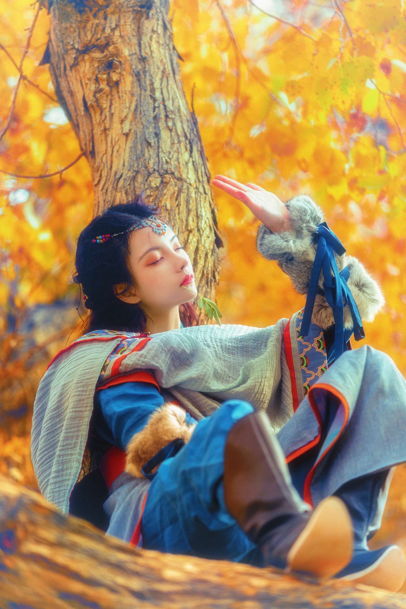 图片[21]-[YITUYU艺图语] 2021.08.20 东宫—蓝色小枫 赵瑞洁_ez [27P] – 速更版-美库