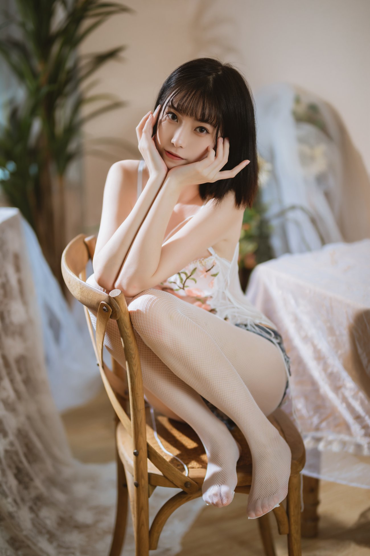 图片[10]-许岚 – 纯欲牛仔短裤 [40P] – 速更版-美库