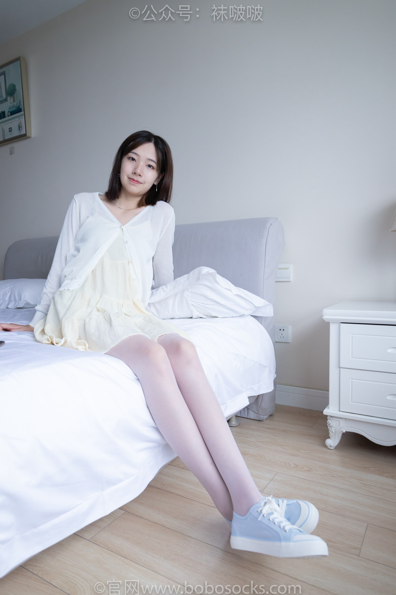 图片[21]-[BoBoSocks袜啵啵]NO.005 小甜豆-帆布鞋、薄白丝[133P] – 速更版-美库