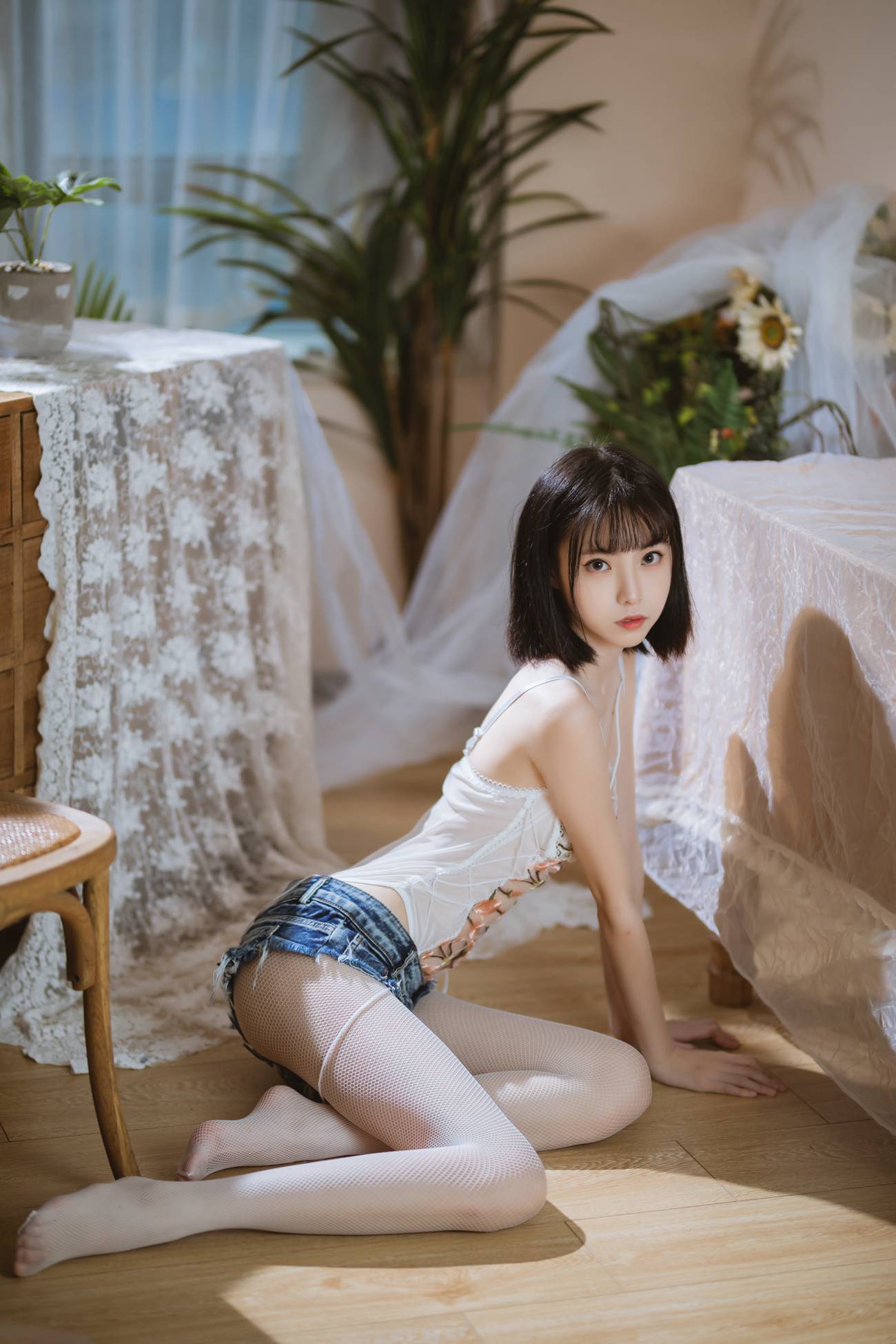 图片[39]-许岚 – 纯欲牛仔短裤 [40P] – 速更版-美库