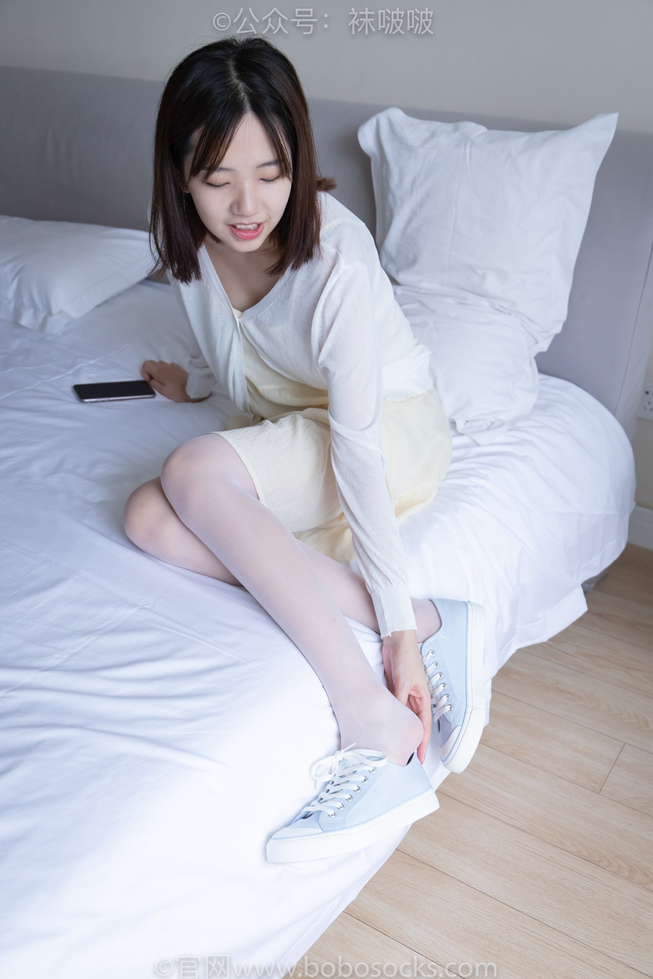 图片[42]-[BoBoSocks袜啵啵]NO.005 小甜豆-帆布鞋、薄白丝[133P] – 速更版-美库