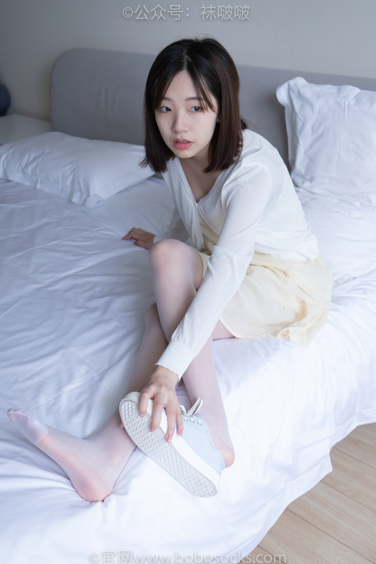 图片[64]-[BoBoSocks袜啵啵]NO.005 小甜豆-帆布鞋、薄白丝[133P] – 速更版-美库
