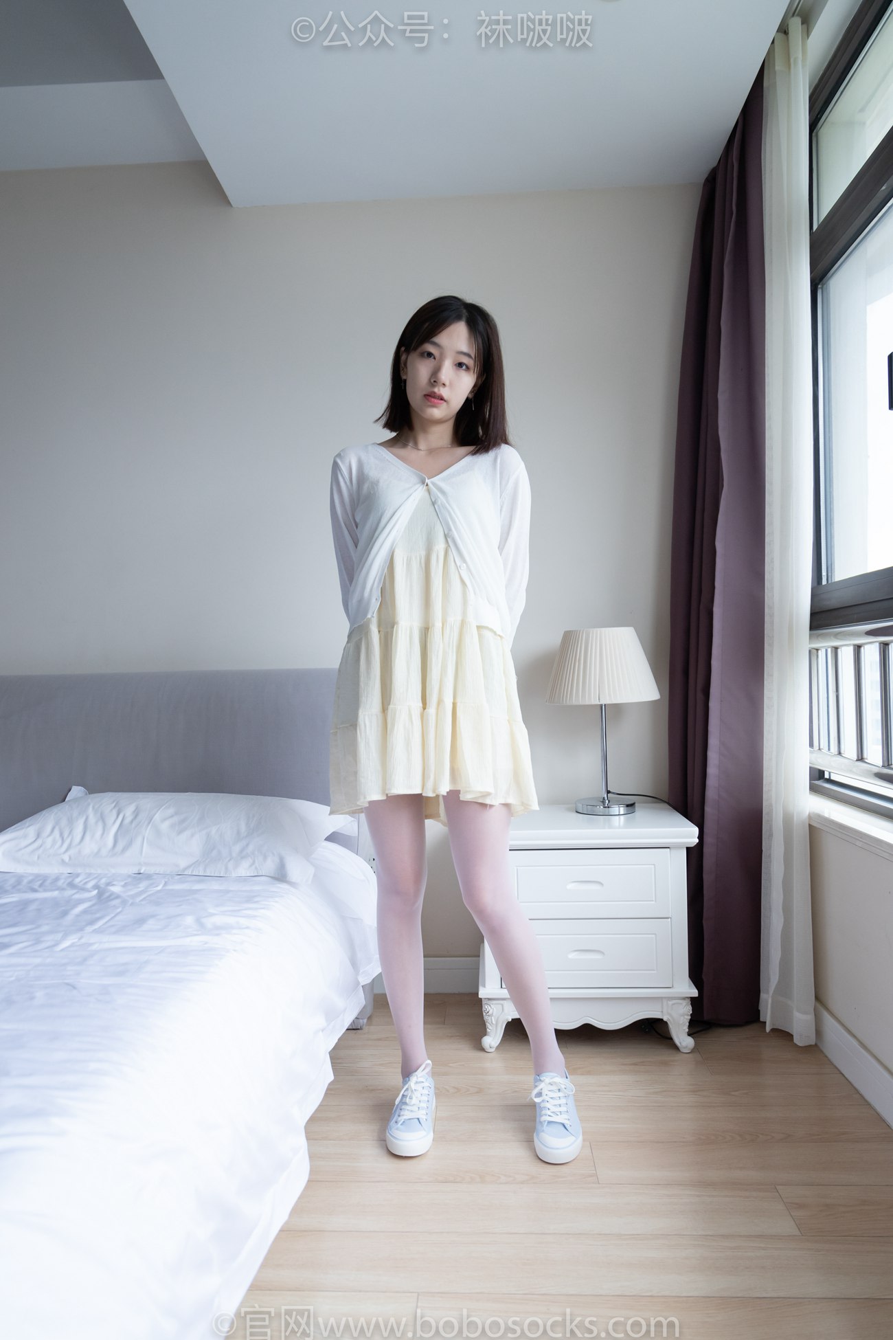 图片[133]-[BoBoSocks袜啵啵]NO.005 小甜豆-帆布鞋、薄白丝[133P] – 速更版-美库