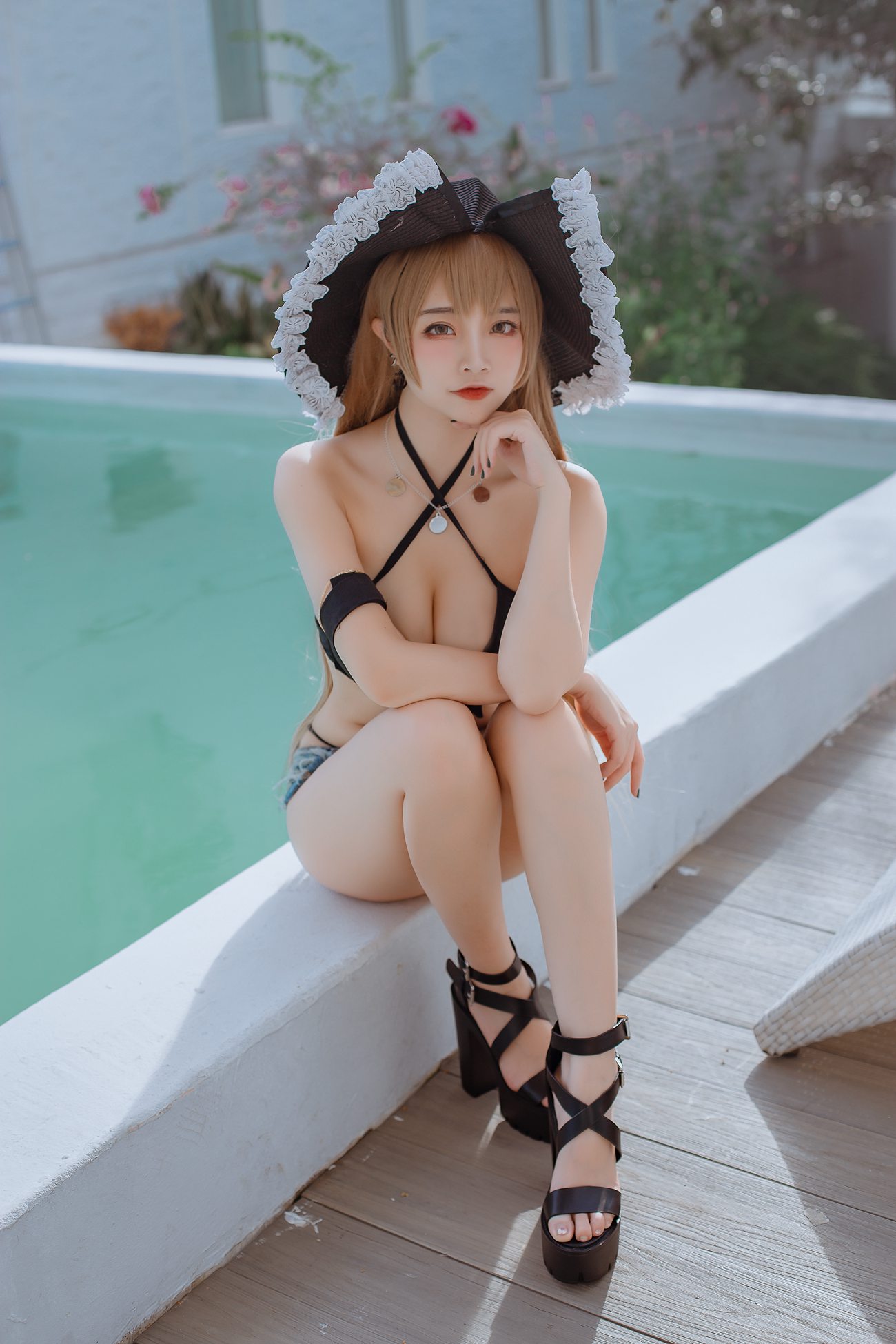 图片[19]-二佐Nisa – 碧蓝 让巴尔泳装[20P] – 速更版-美库