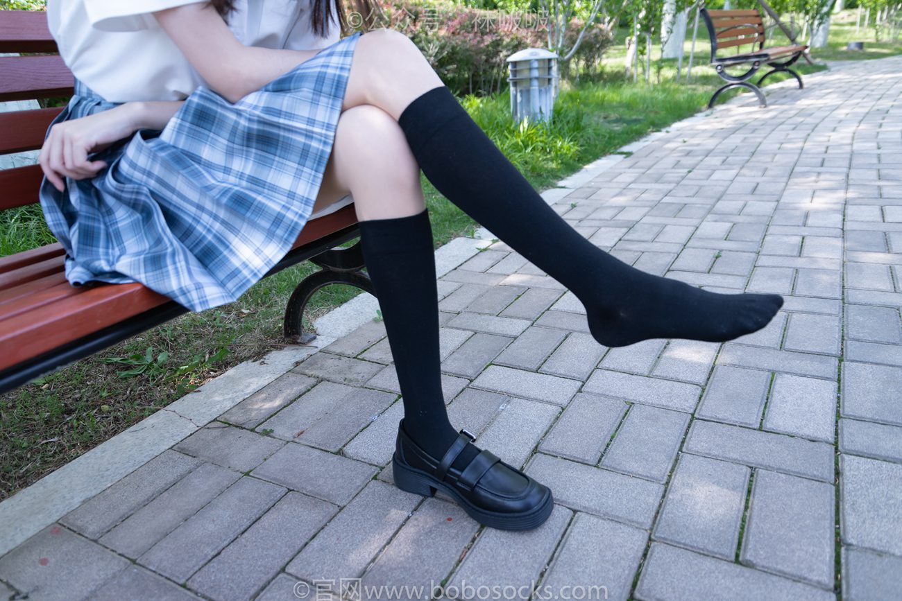 图片[40]-[BoBoSocks袜啵啵]NO.007 稚予-JK制服、皮鞋、黑色中筒棉袜、肉丝[143P] – 速更版-美库