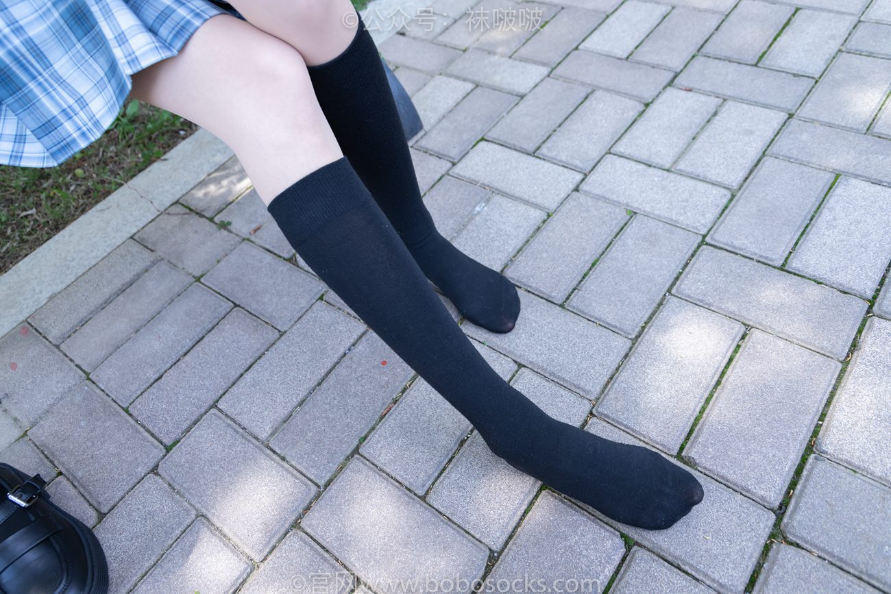 图片[69]-[BoBoSocks袜啵啵]NO.007 稚予-JK制服、皮鞋、黑色中筒棉袜、肉丝[143P] – 速更版-美库