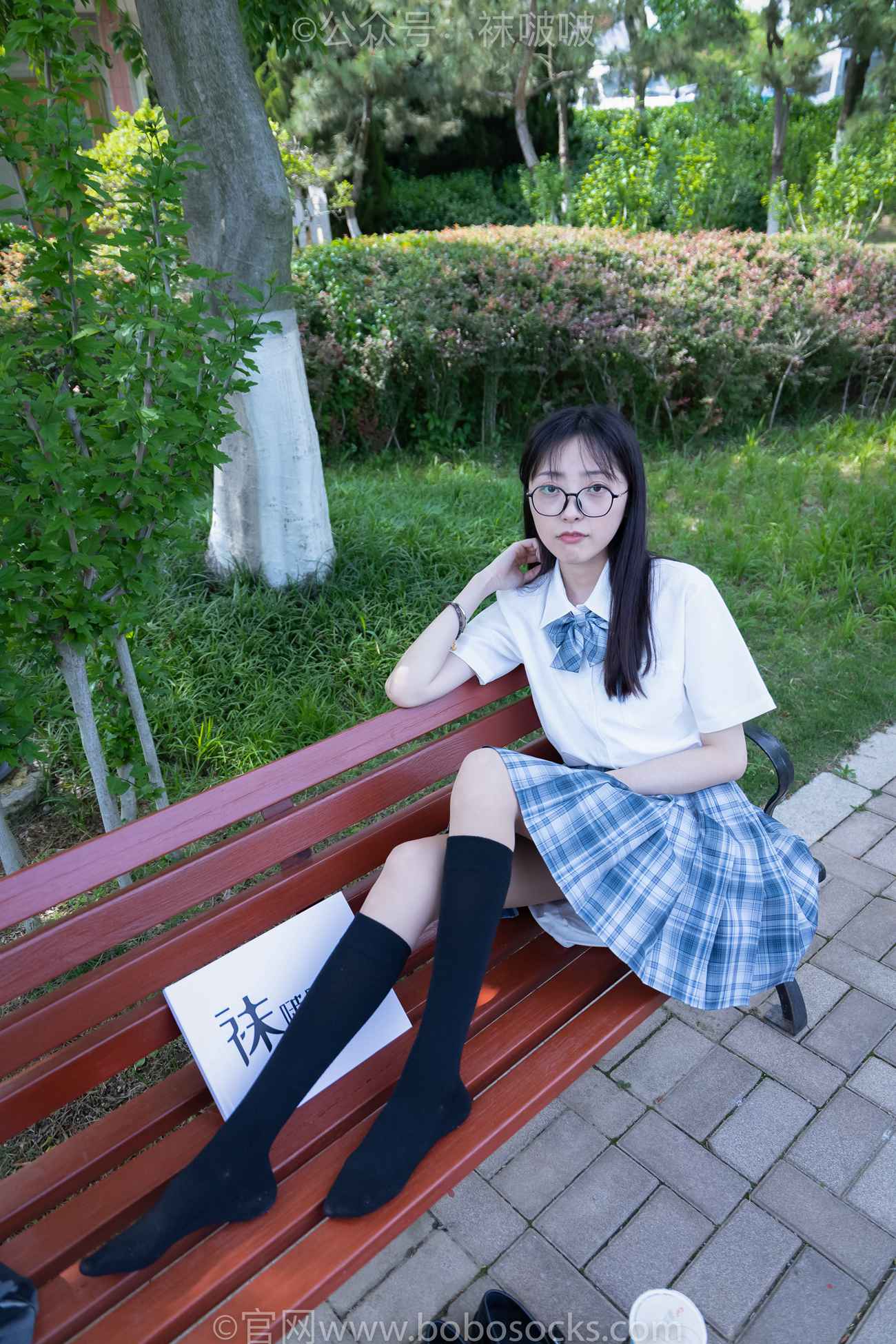 图片[81]-[BoBoSocks袜啵啵]NO.007 稚予-JK制服、皮鞋、黑色中筒棉袜、肉丝[143P] – 速更版-美库