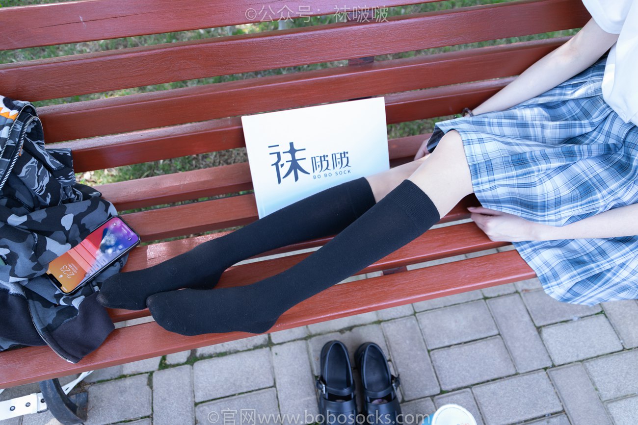 图片[82]-[BoBoSocks袜啵啵]NO.007 稚予-JK制服、皮鞋、黑色中筒棉袜、肉丝[143P] – 速更版-美库
