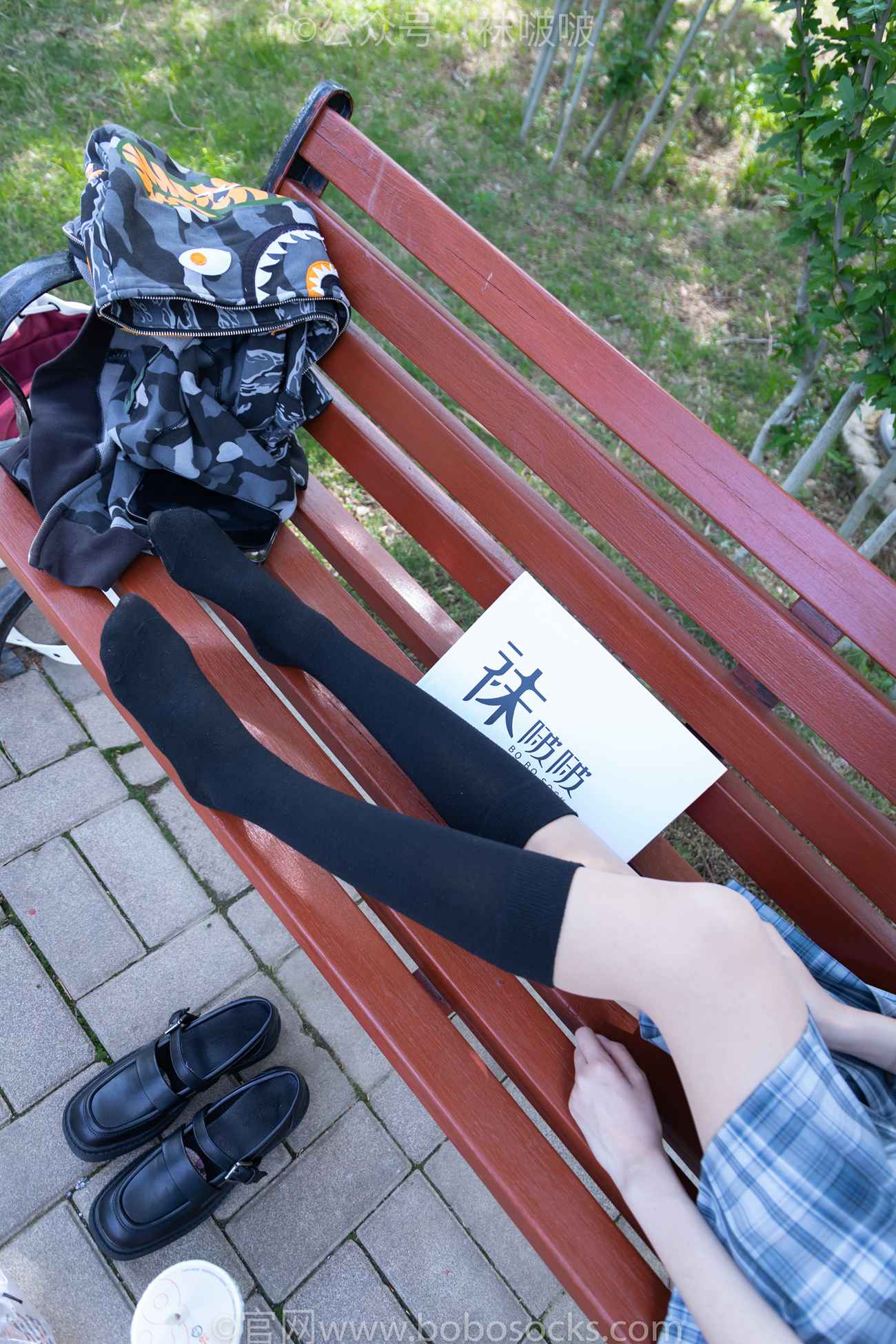 图片[84]-[BoBoSocks袜啵啵]NO.007 稚予-JK制服、皮鞋、黑色中筒棉袜、肉丝[143P] – 速更版-美库