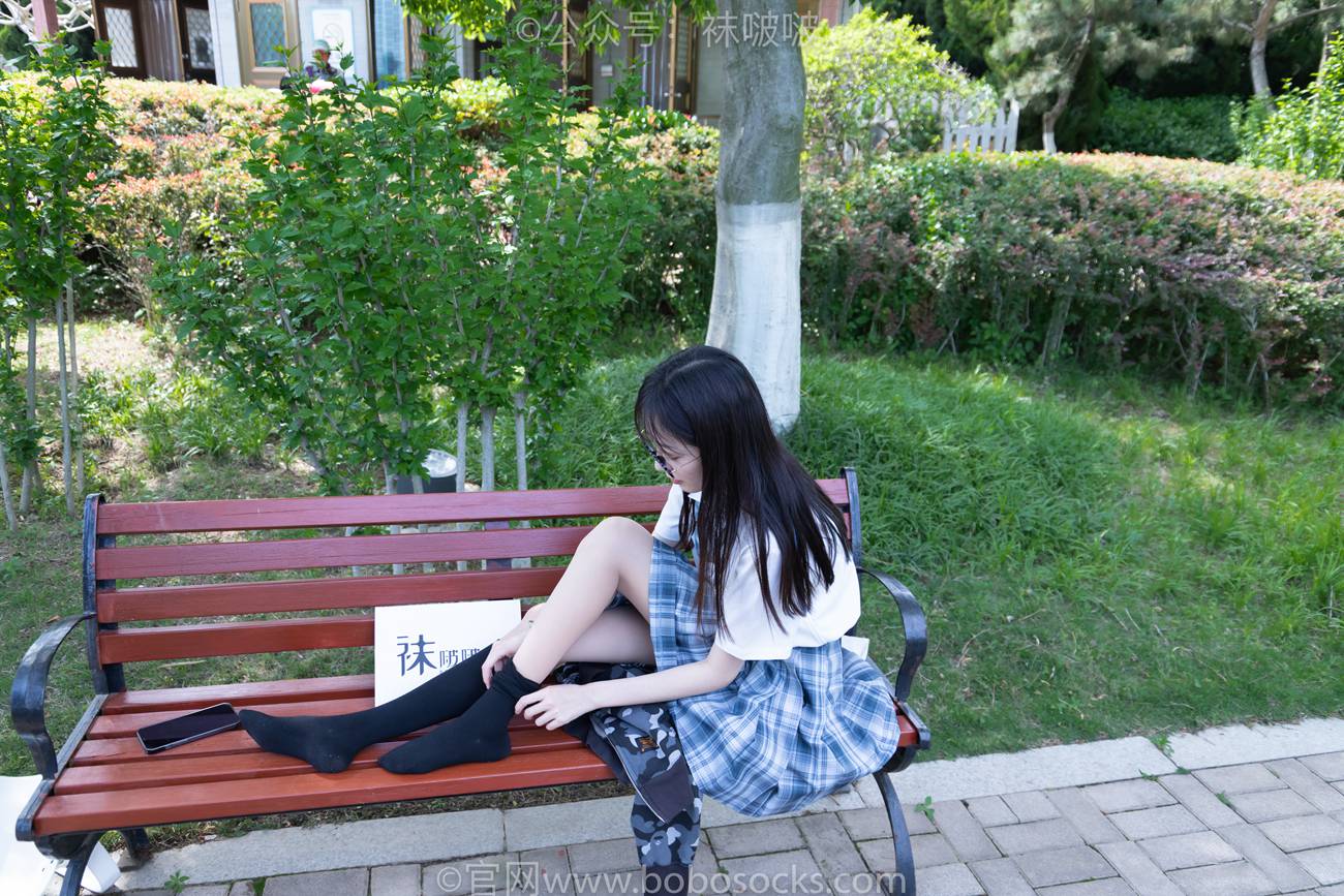 图片[96]-[BoBoSocks袜啵啵]NO.007 稚予-JK制服、皮鞋、黑色中筒棉袜、肉丝[143P] – 速更版-美库