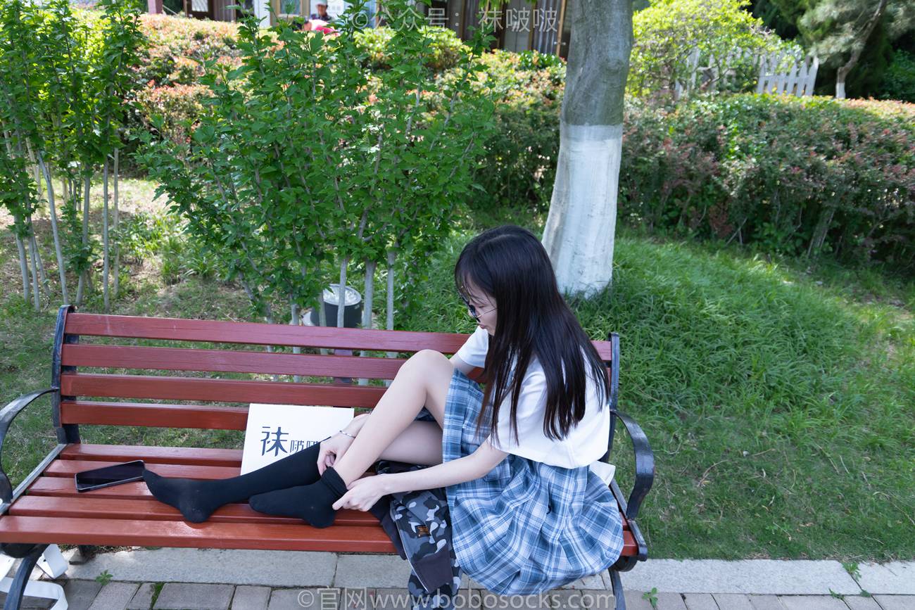 图片[97]-[BoBoSocks袜啵啵]NO.007 稚予-JK制服、皮鞋、黑色中筒棉袜、肉丝[143P] – 速更版-美库