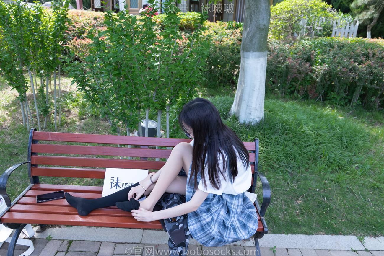 图片[98]-[BoBoSocks袜啵啵]NO.007 稚予-JK制服、皮鞋、黑色中筒棉袜、肉丝[143P] – 速更版-美库