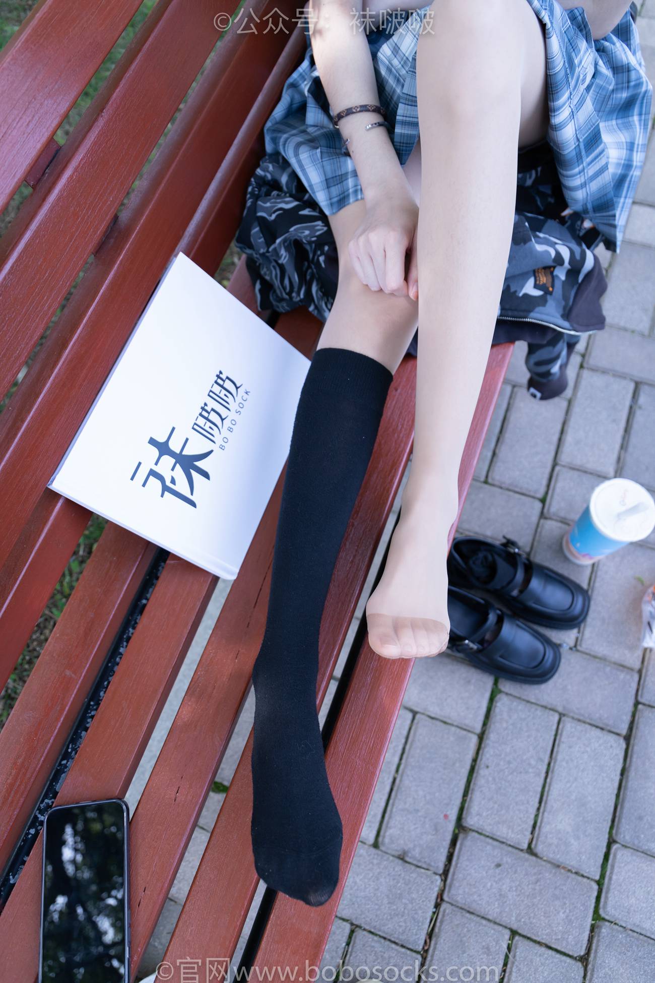 图片[106]-[BoBoSocks袜啵啵]NO.007 稚予-JK制服、皮鞋、黑色中筒棉袜、肉丝[143P] – 速更版-美库