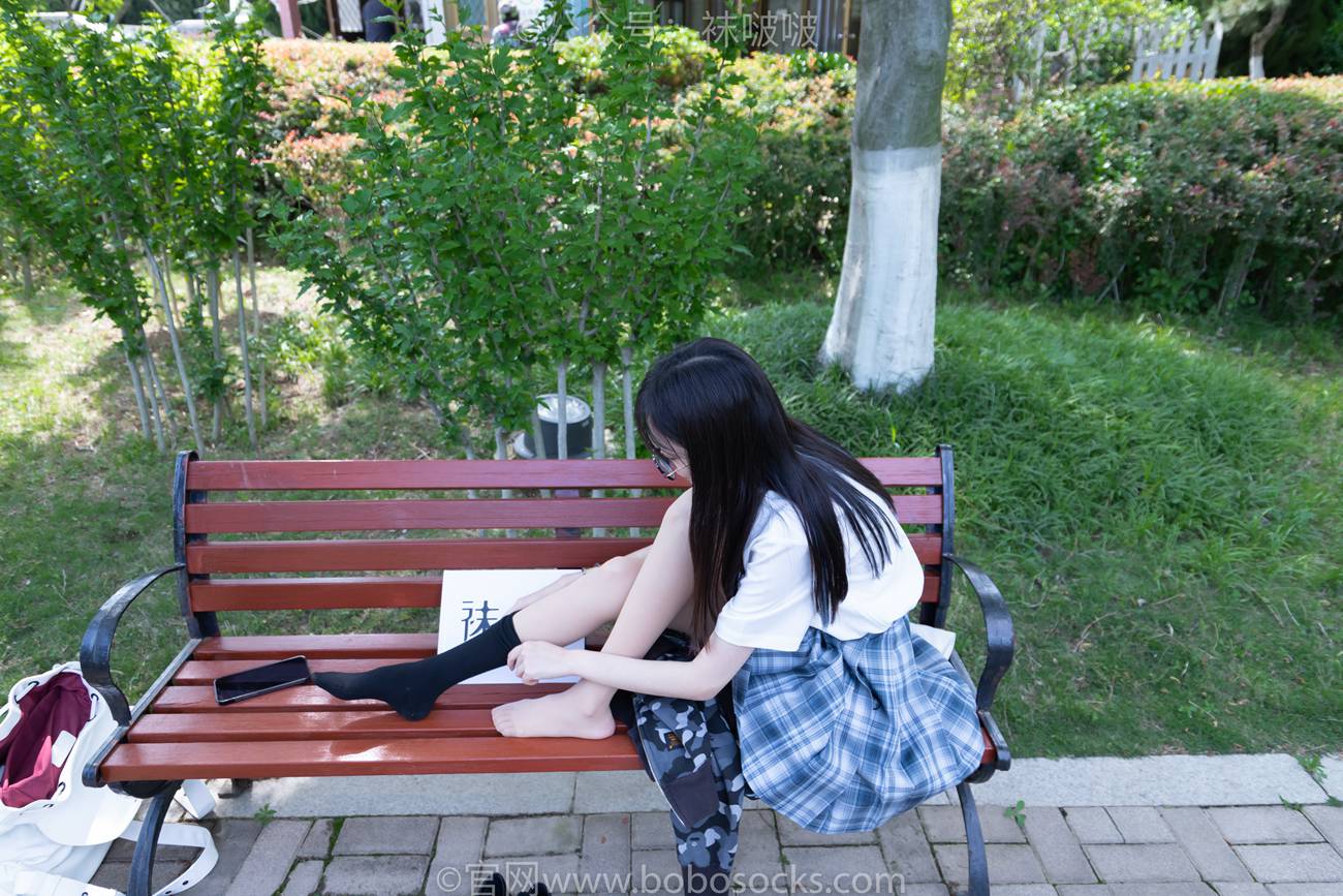 图片[115]-[BoBoSocks袜啵啵]NO.007 稚予-JK制服、皮鞋、黑色中筒棉袜、肉丝[143P] – 速更版-美库