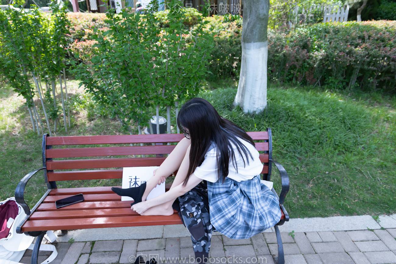 图片[119]-[BoBoSocks袜啵啵]NO.007 稚予-JK制服、皮鞋、黑色中筒棉袜、肉丝[143P] – 速更版-美库