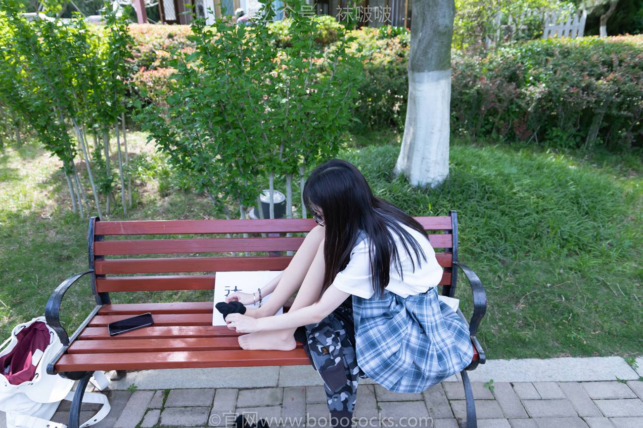 图片[122]-[BoBoSocks袜啵啵]NO.007 稚予-JK制服、皮鞋、黑色中筒棉袜、肉丝[143P] – 速更版-美库