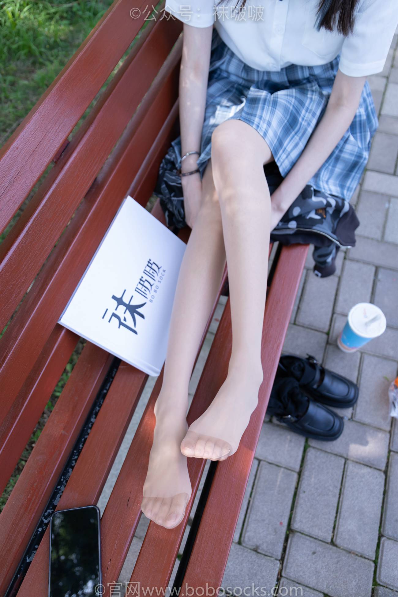 图片[133]-[BoBoSocks袜啵啵]NO.007 稚予-JK制服、皮鞋、黑色中筒棉袜、肉丝[143P] – 速更版-美库