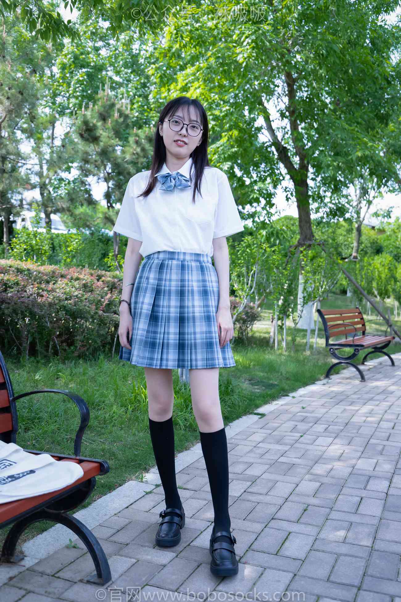 图片[144]-[BoBoSocks袜啵啵]NO.007 稚予-JK制服、皮鞋、黑色中筒棉袜、肉丝[143P] – 速更版-美库