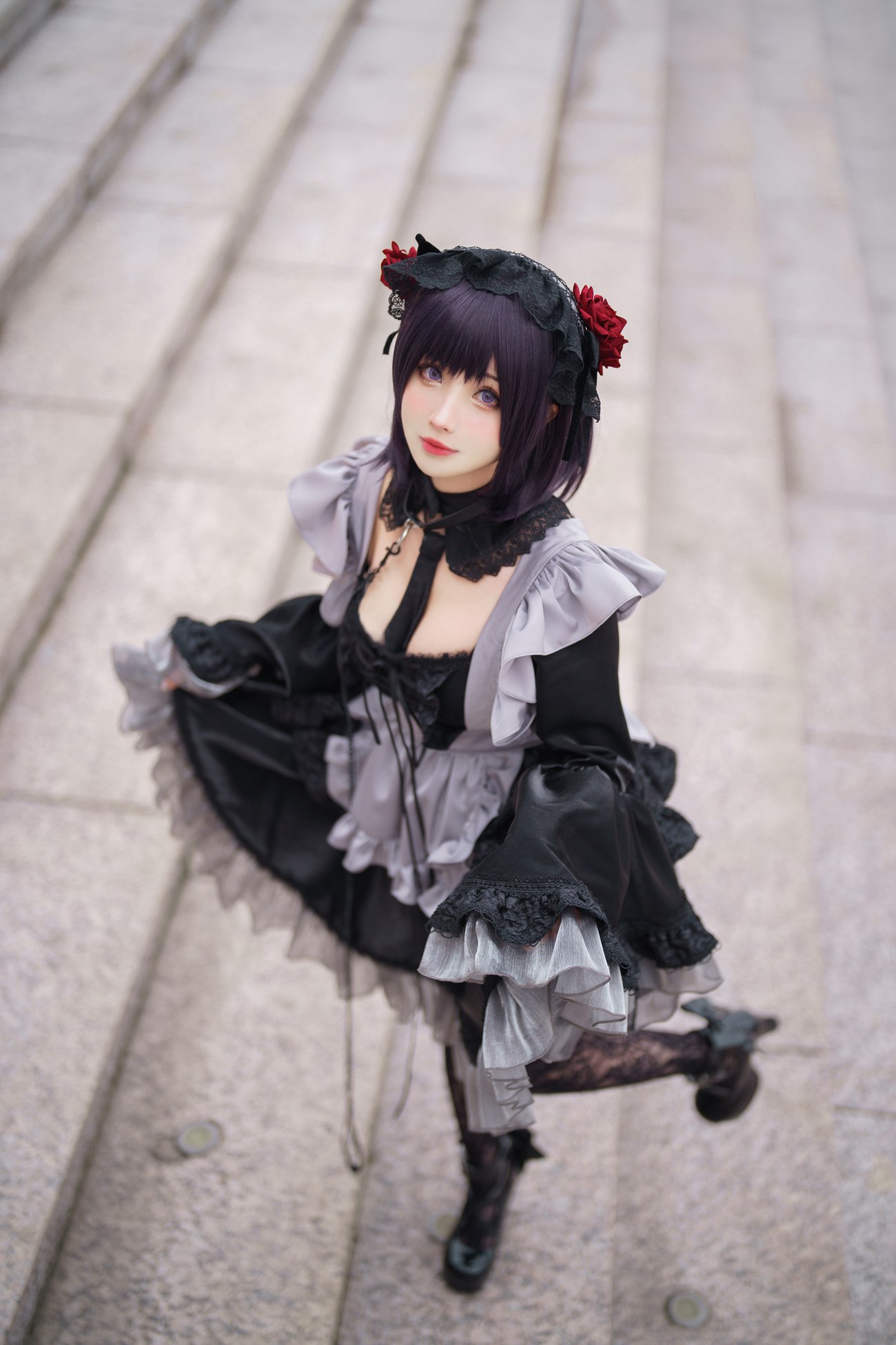 图片[13]-COS福利rioko凉凉子(肉扣热热子) – 黑江雫 漫展篇 海梦 [34P] – 速更版-美库