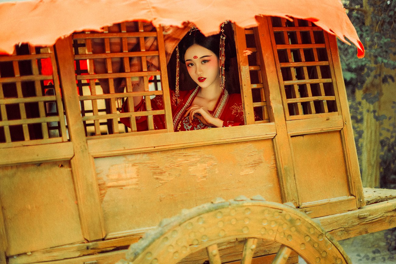 图片[26]-[YITUYU艺图语] 2021.08.23 梦千年 沧霁桔梗 [28P] – 速更版-美库