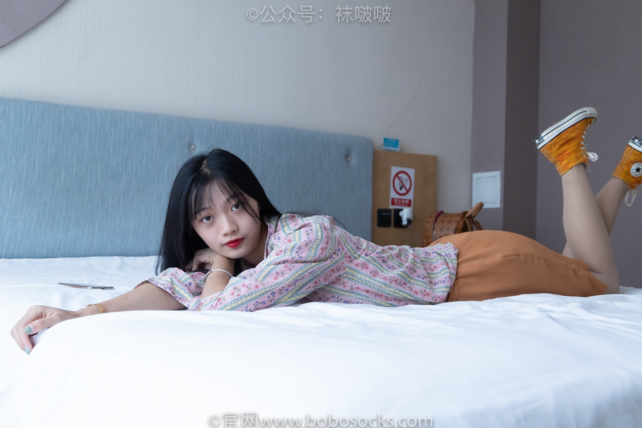 图片[16]-[BoBoSocks袜啵啵]NO.008 涵涵-帆布鞋、白色短棉袜、肉丝[139P] – 速更版-美库