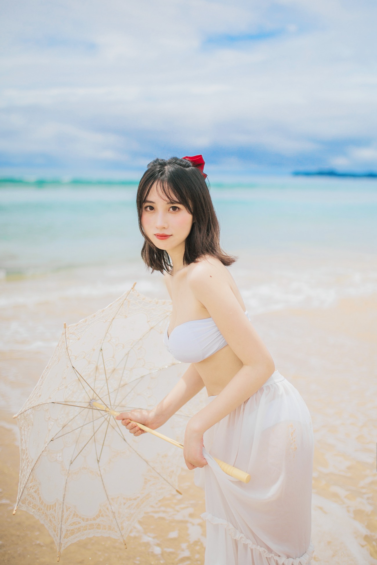 图片[36]-次元少女念雪ww – 听海 [36P] – 速更版-美库