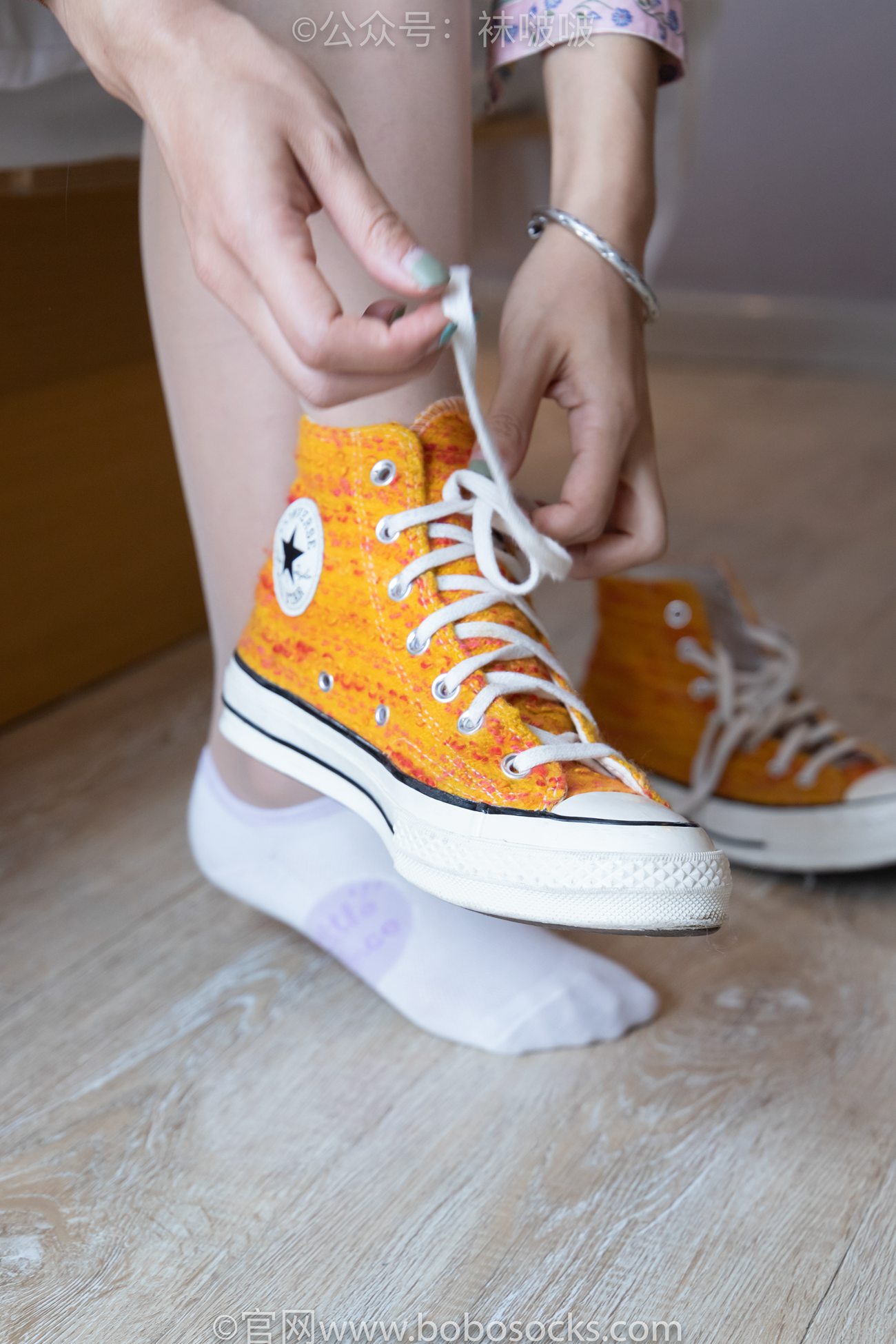 图片[35]-[BoBoSocks袜啵啵]NO.008 涵涵-帆布鞋、白色短棉袜、肉丝[139P] – 速更版-美库
