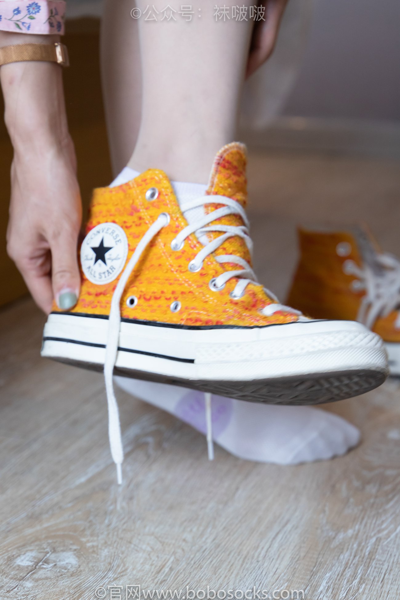 图片[36]-[BoBoSocks袜啵啵]NO.008 涵涵-帆布鞋、白色短棉袜、肉丝[139P] – 速更版-美库