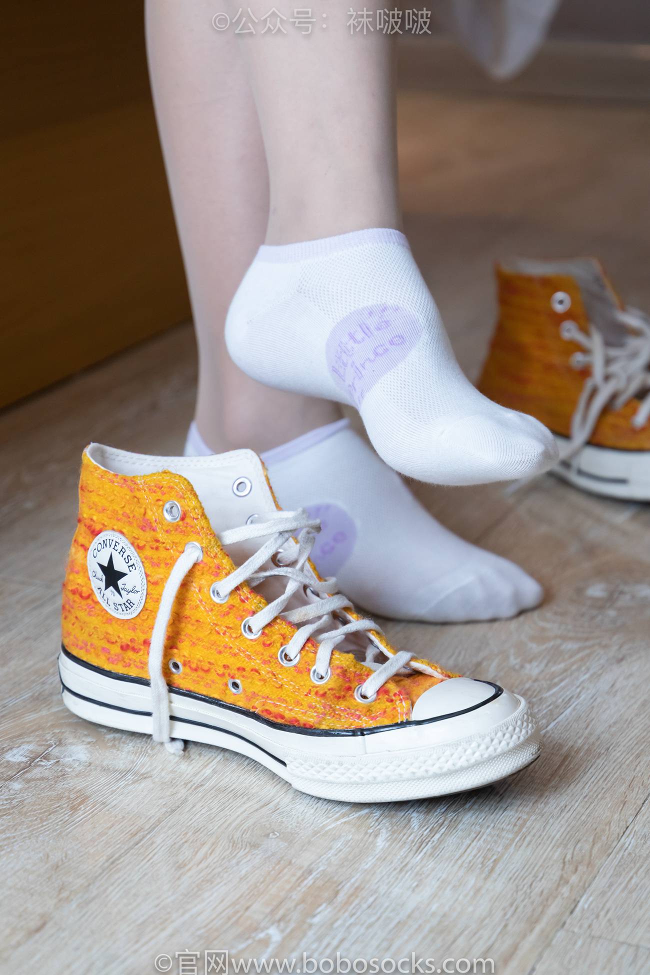 图片[38]-[BoBoSocks袜啵啵]NO.008 涵涵-帆布鞋、白色短棉袜、肉丝[139P] – 速更版-美库