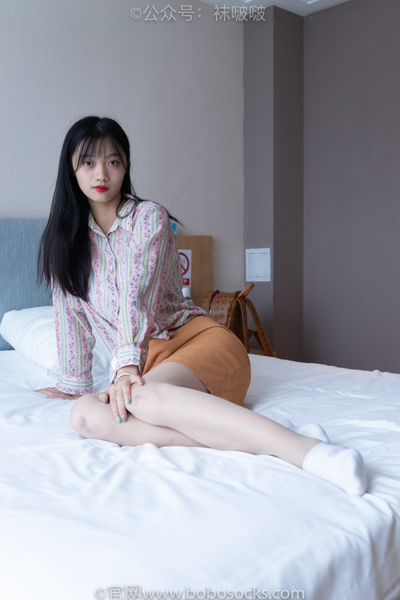 图片[43]-[BoBoSocks袜啵啵]NO.008 涵涵-帆布鞋、白色短棉袜、肉丝[139P] – 速更版-美库