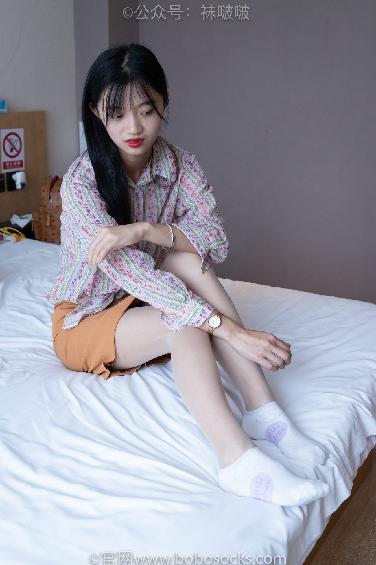 图片[53]-[BoBoSocks袜啵啵]NO.008 涵涵-帆布鞋、白色短棉袜、肉丝[139P] – 速更版-美库