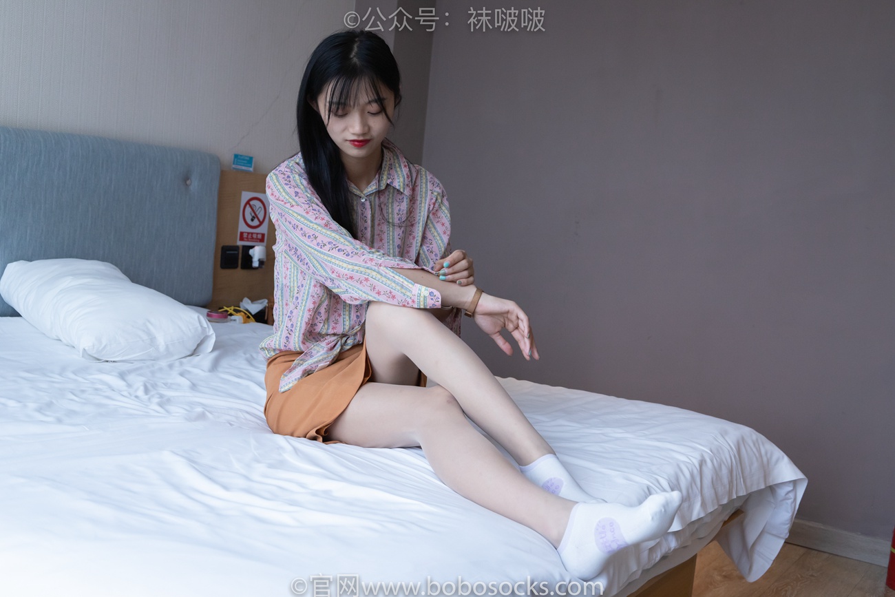 图片[57]-[BoBoSocks袜啵啵]NO.008 涵涵-帆布鞋、白色短棉袜、肉丝[139P] – 速更版-美库