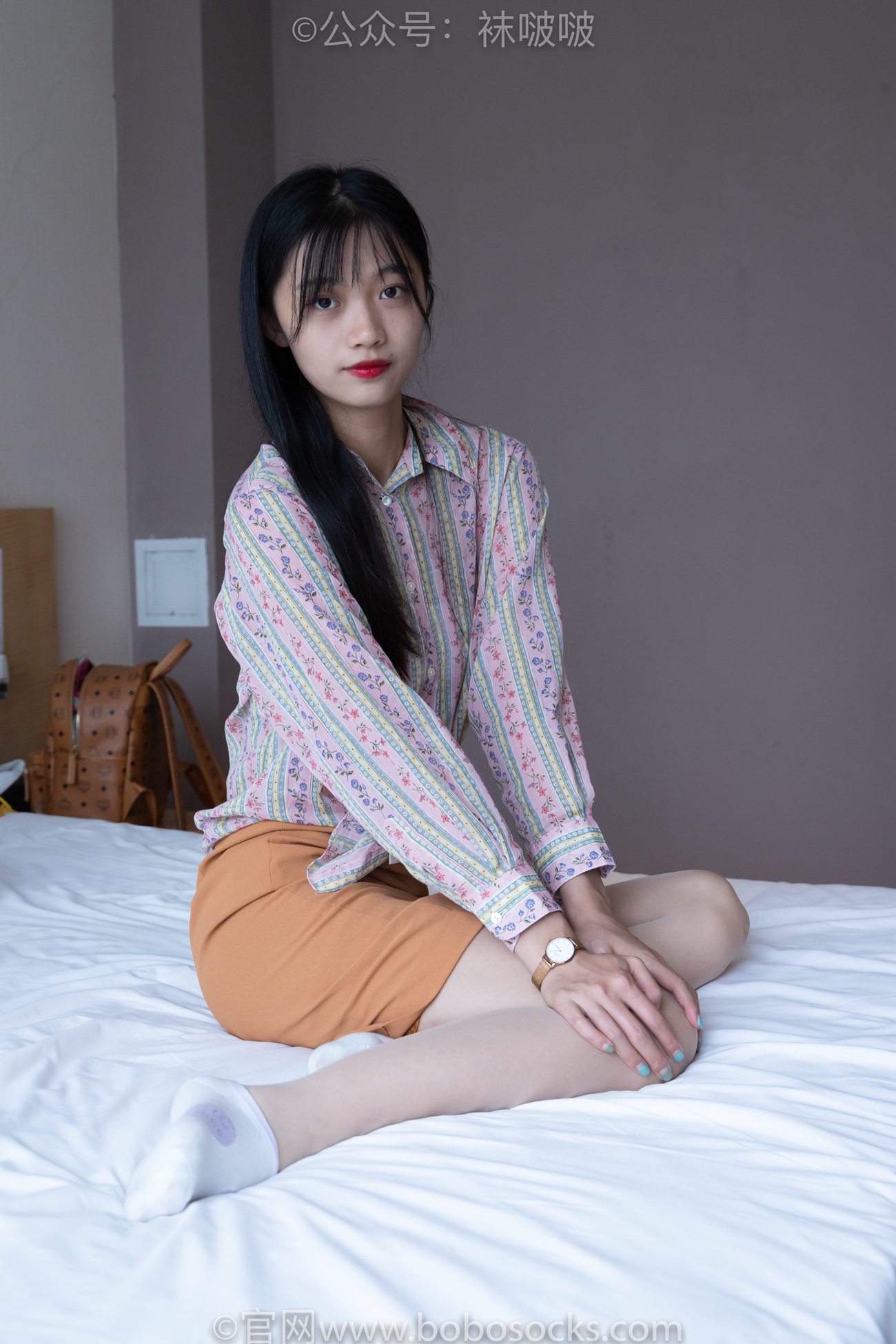 图片[62]-[BoBoSocks袜啵啵]NO.008 涵涵-帆布鞋、白色短棉袜、肉丝[139P] – 速更版-美库