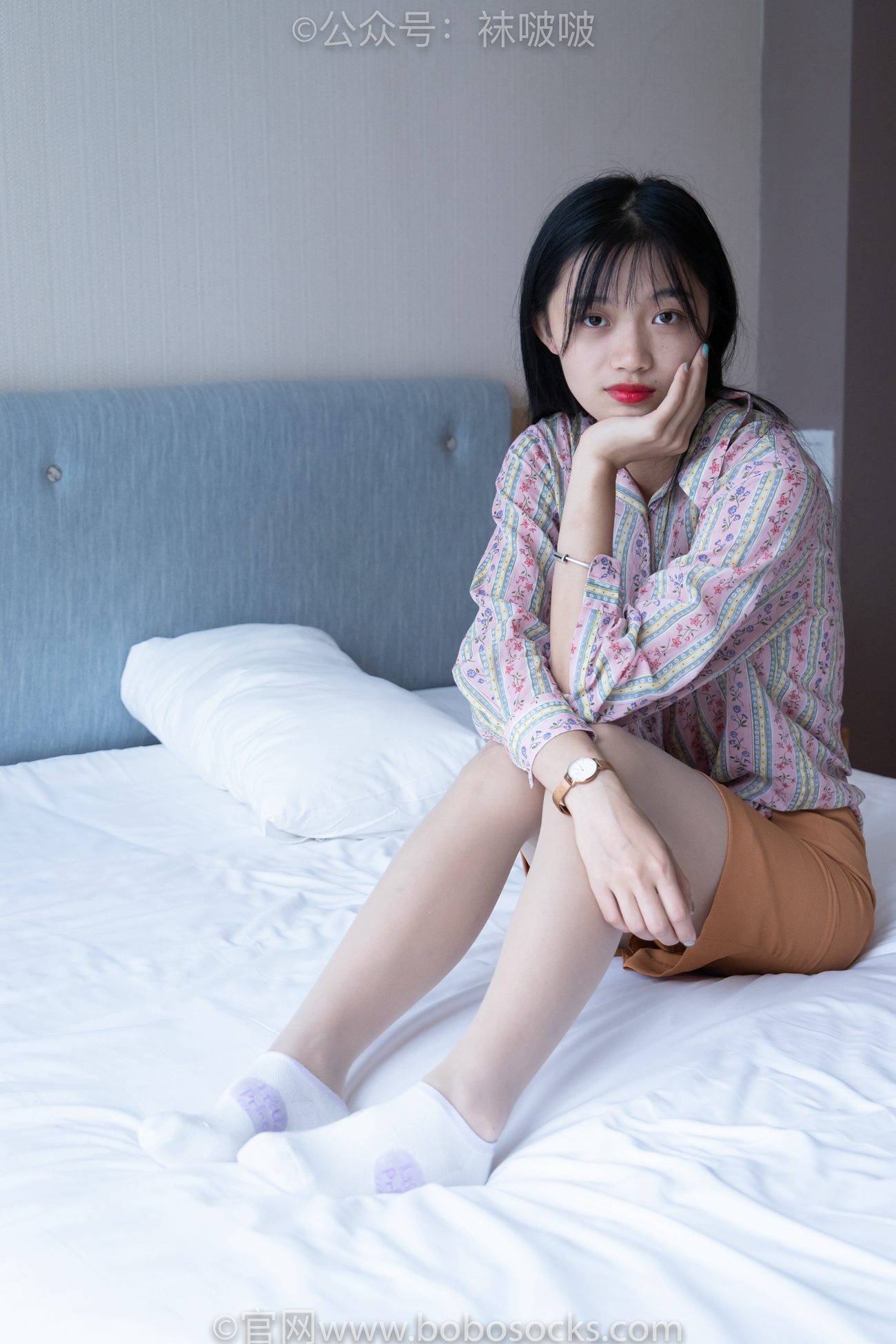 图片[64]-[BoBoSocks袜啵啵]NO.008 涵涵-帆布鞋、白色短棉袜、肉丝[139P] – 速更版-美库