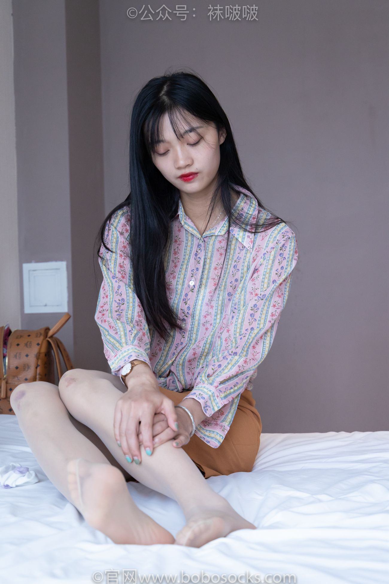 图片[114]-[BoBoSocks袜啵啵]NO.008 涵涵-帆布鞋、白色短棉袜、肉丝[139P] – 速更版-美库