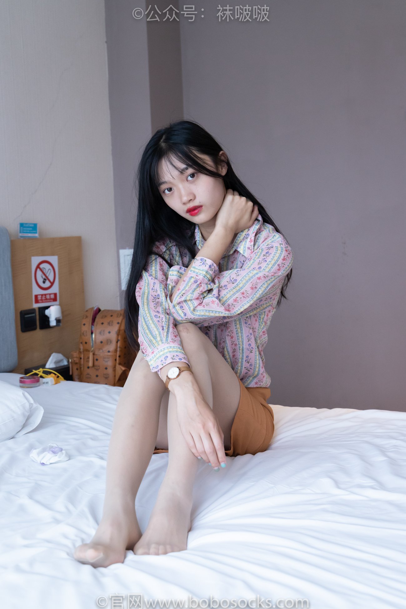 图片[123]-[BoBoSocks袜啵啵]NO.008 涵涵-帆布鞋、白色短棉袜、肉丝[139P] – 速更版-美库