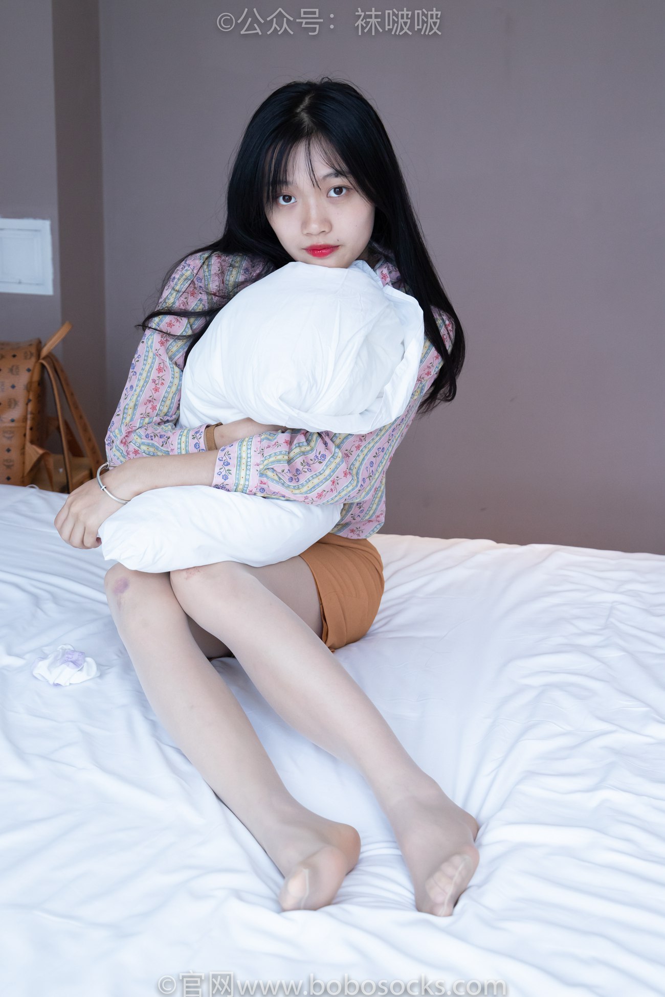 图片[128]-[BoBoSocks袜啵啵]NO.008 涵涵-帆布鞋、白色短棉袜、肉丝[139P] – 速更版-美库