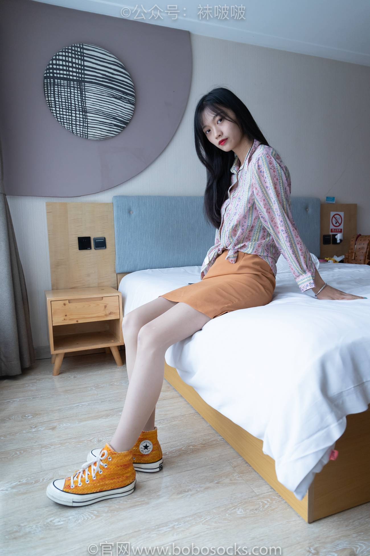 图片[137]-[BoBoSocks袜啵啵]NO.008 涵涵-帆布鞋、白色短棉袜、肉丝[139P] – 速更版-美库