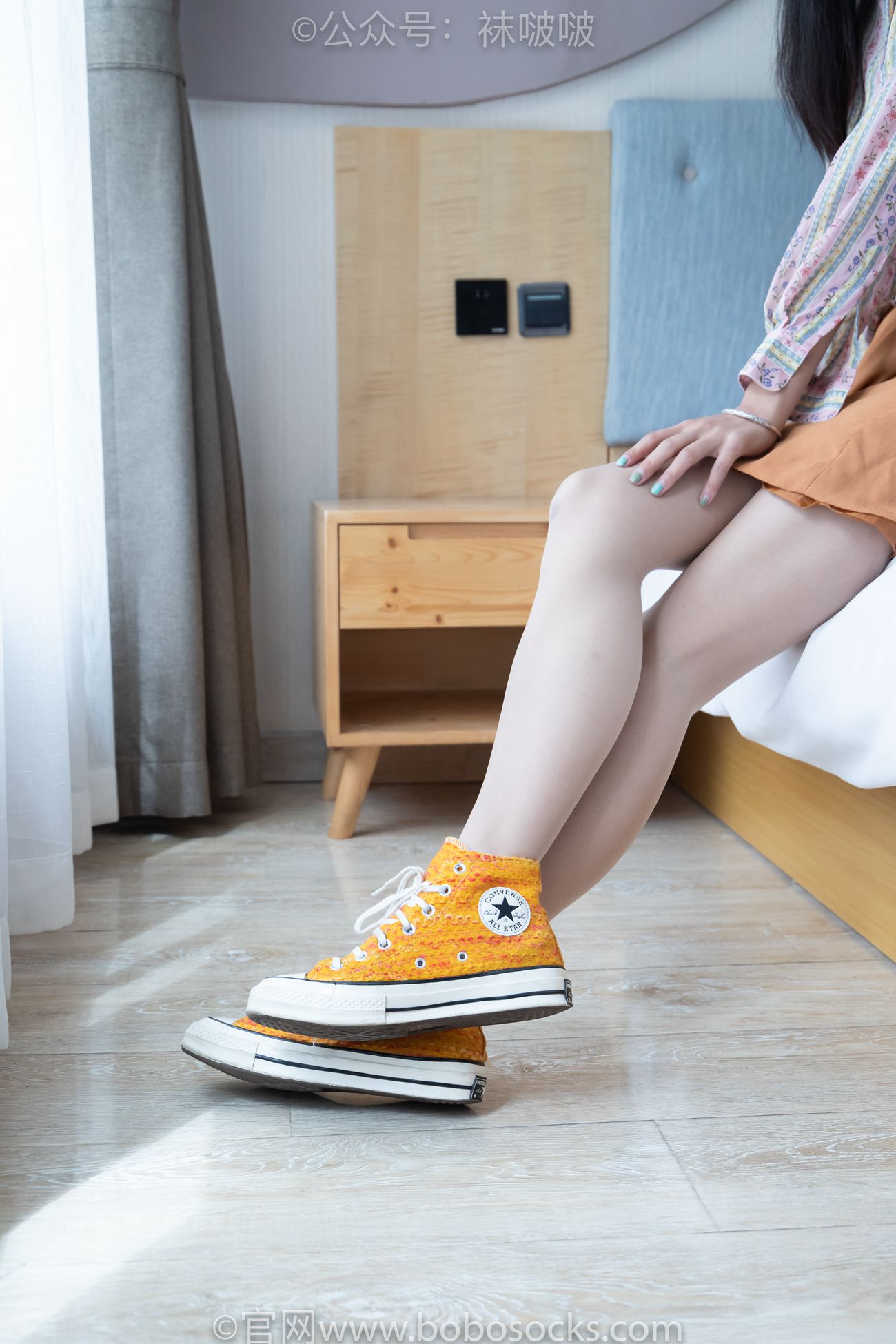 图片[140]-[BoBoSocks袜啵啵]NO.008 涵涵-帆布鞋、白色短棉袜、肉丝[139P] – 速更版-美库