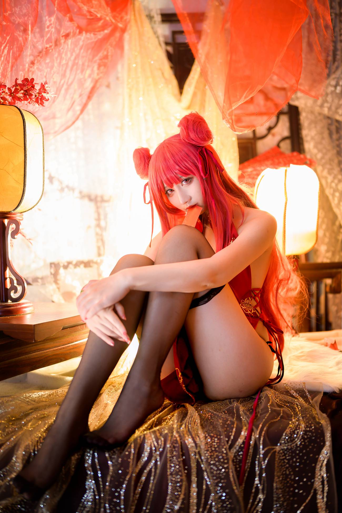 图片[10]-动漫博主九曲Jean – 碧蓝航线 加利索新春旗袍 [24P] – 速更版-美库