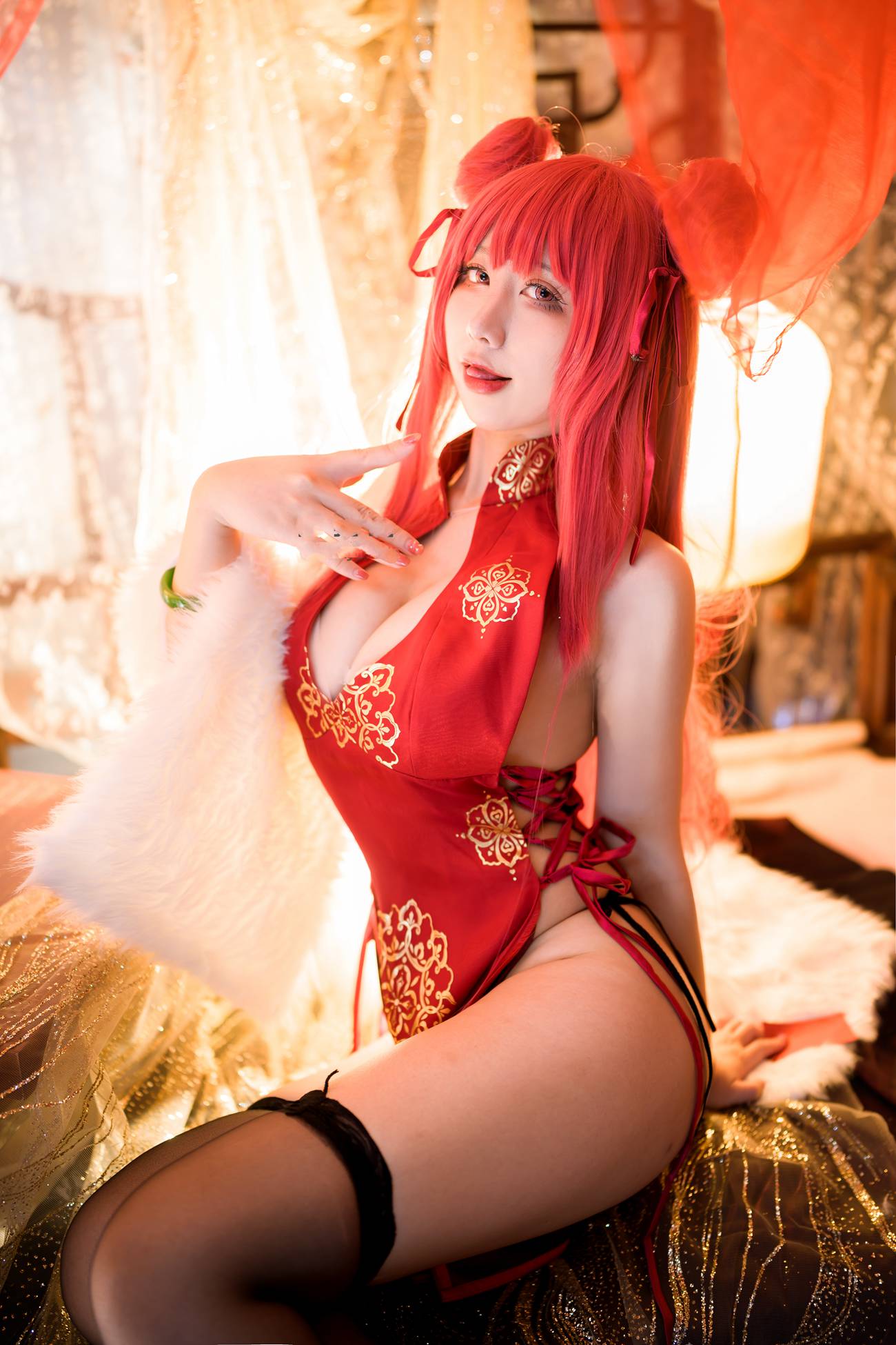 图片[16]-动漫博主九曲Jean – 碧蓝航线 加利索新春旗袍 [24P] – 速更版-美库