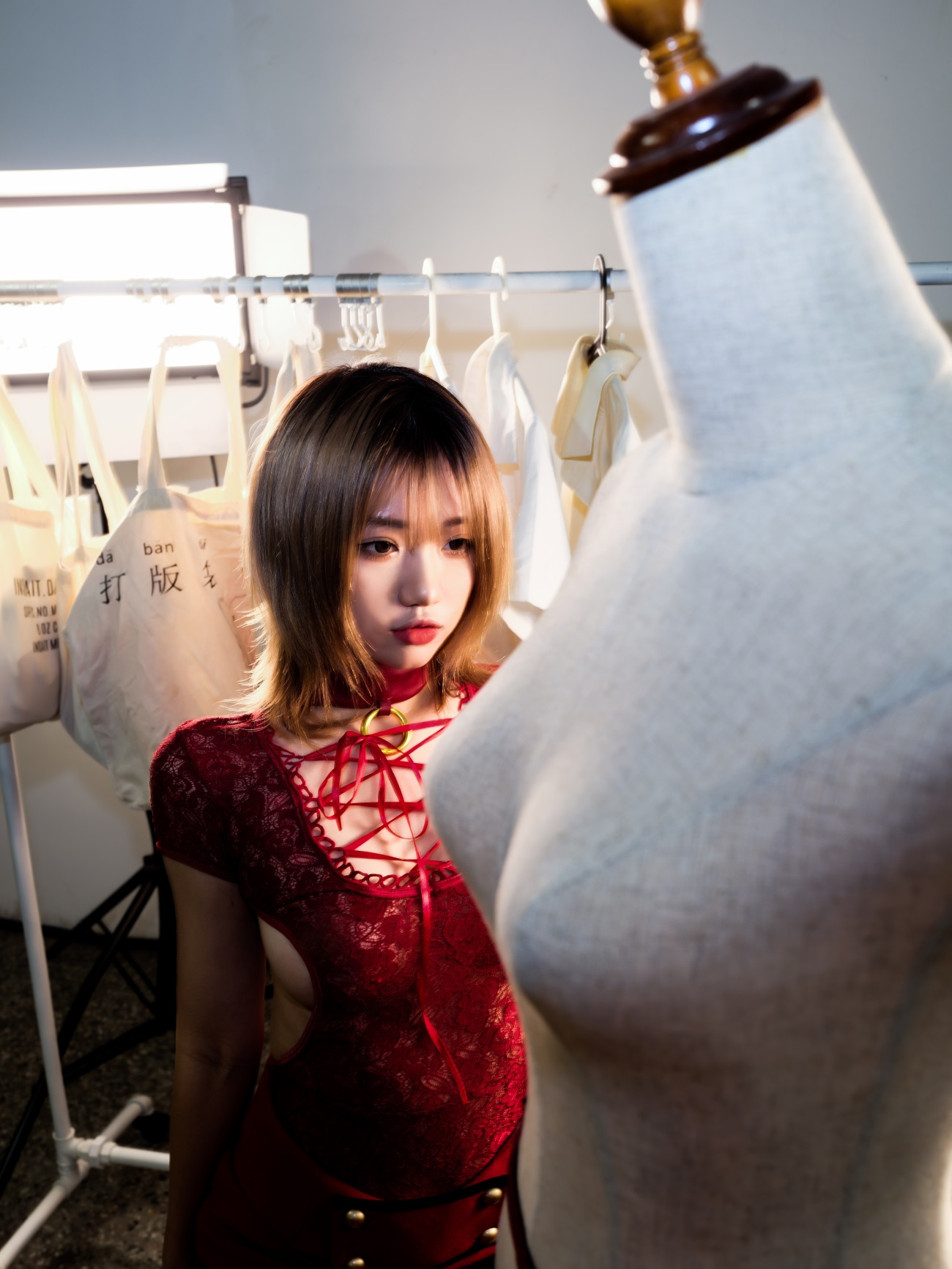 图片[30]-柒柒要乖哦- 红[29P] – 速更版-美库