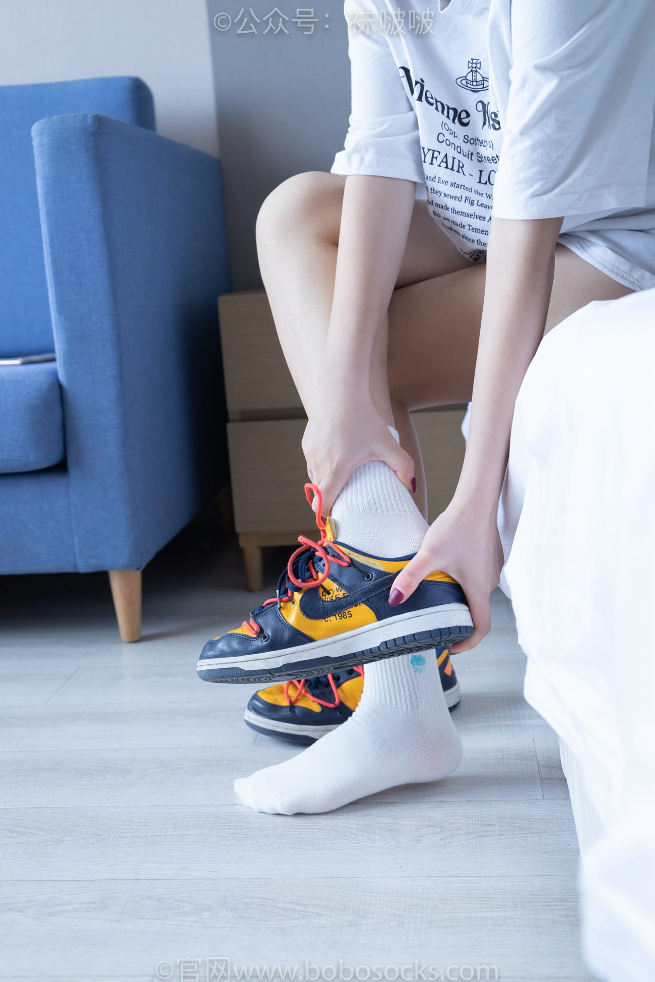 图片[33]-[BoBoSocks袜啵啵]NO.009 果冻-耐克板鞋、白棉袜、裸足[130P] – 速更版-美库