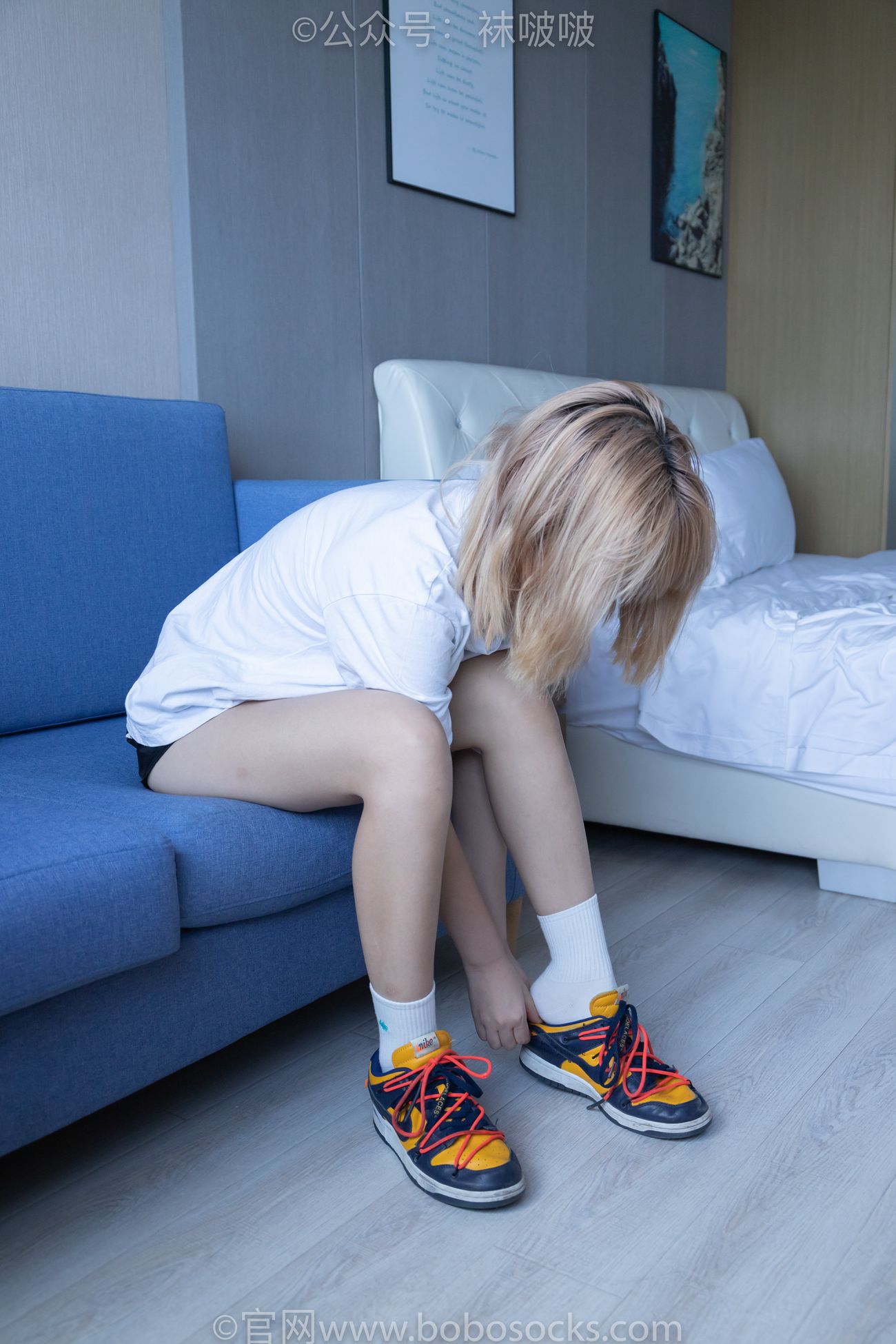 图片[126]-[BoBoSocks袜啵啵]NO.009 果冻-耐克板鞋、白棉袜、裸足[130P] – 速更版-美库