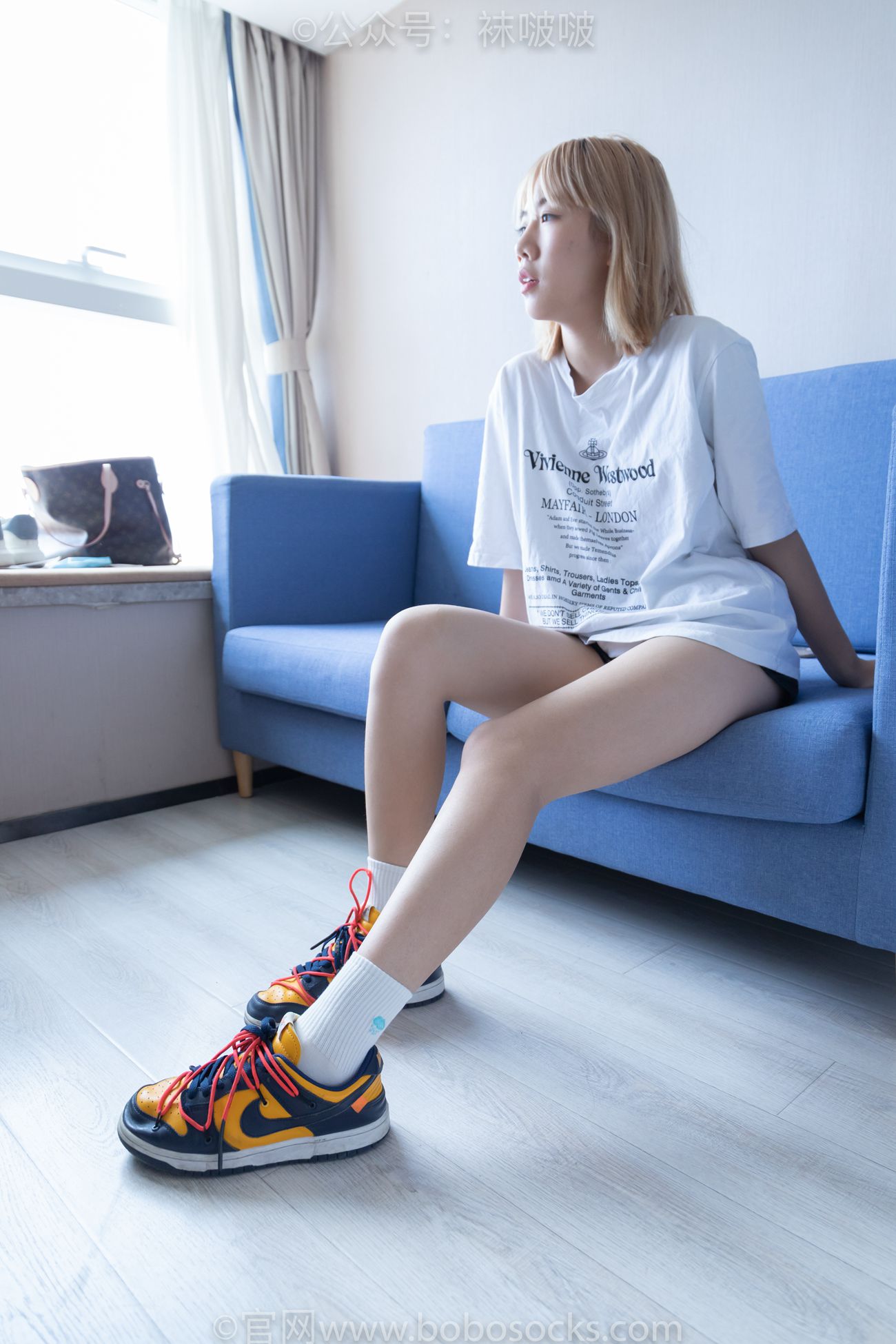 图片[131]-[BoBoSocks袜啵啵]NO.009 果冻-耐克板鞋、白棉袜、裸足[130P] – 速更版-美库