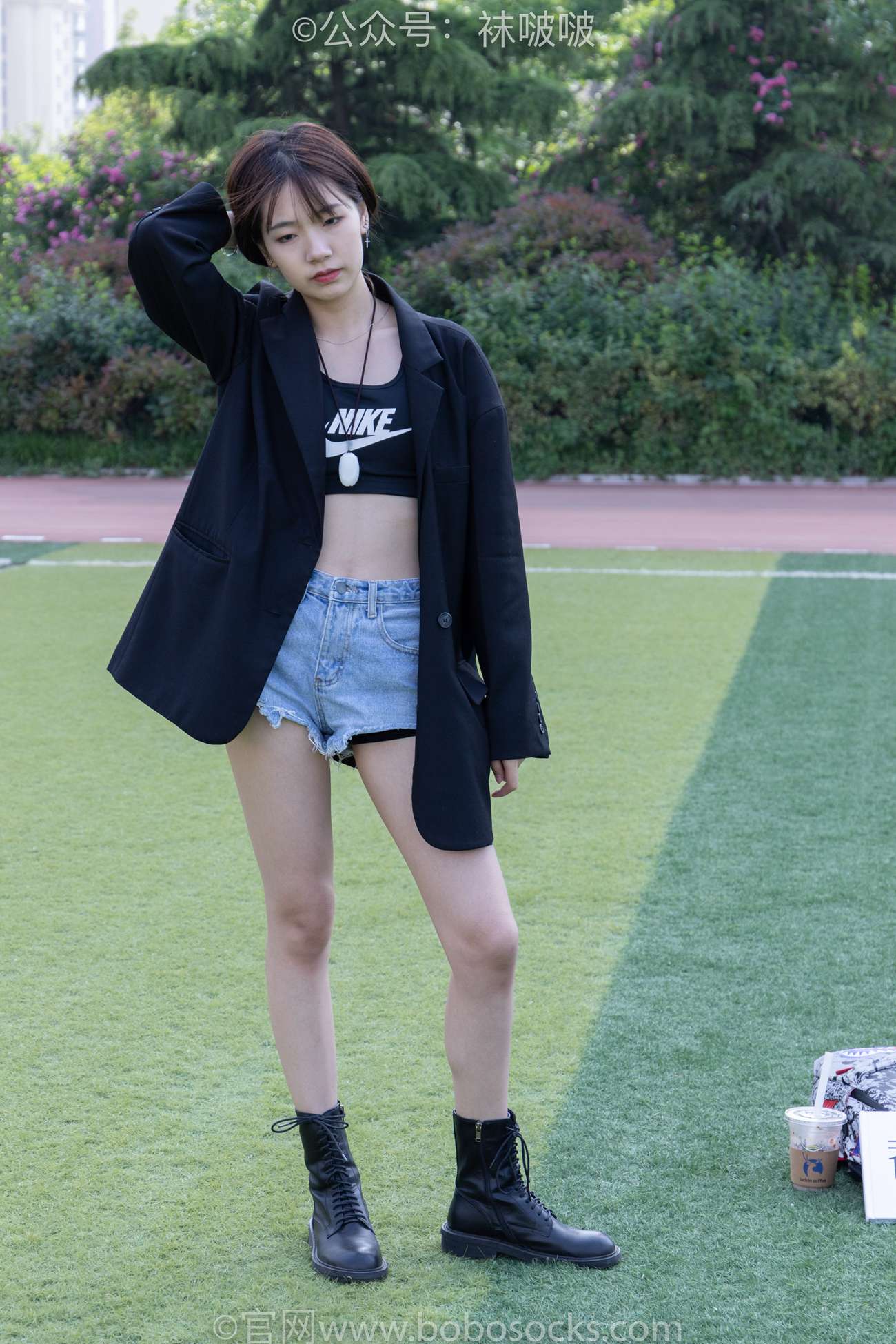 图片[10]-[BoBoSocks袜啵啵]NO.010 小甜豆-马丁靴、白色短棉袜、裸足[117P] – 速更版-美库