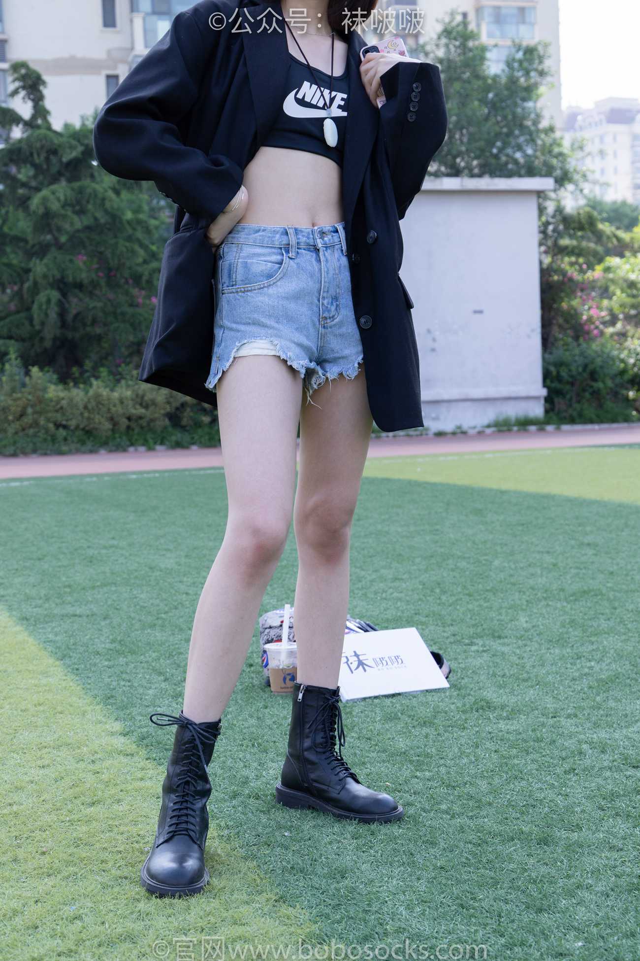 图片[14]-[BoBoSocks袜啵啵]NO.010 小甜豆-马丁靴、白色短棉袜、裸足[117P] – 速更版-美库