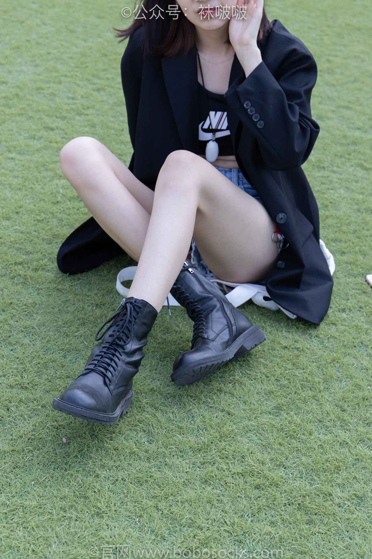 图片[24]-[BoBoSocks袜啵啵]NO.010 小甜豆-马丁靴、白色短棉袜、裸足[117P] – 速更版-美库